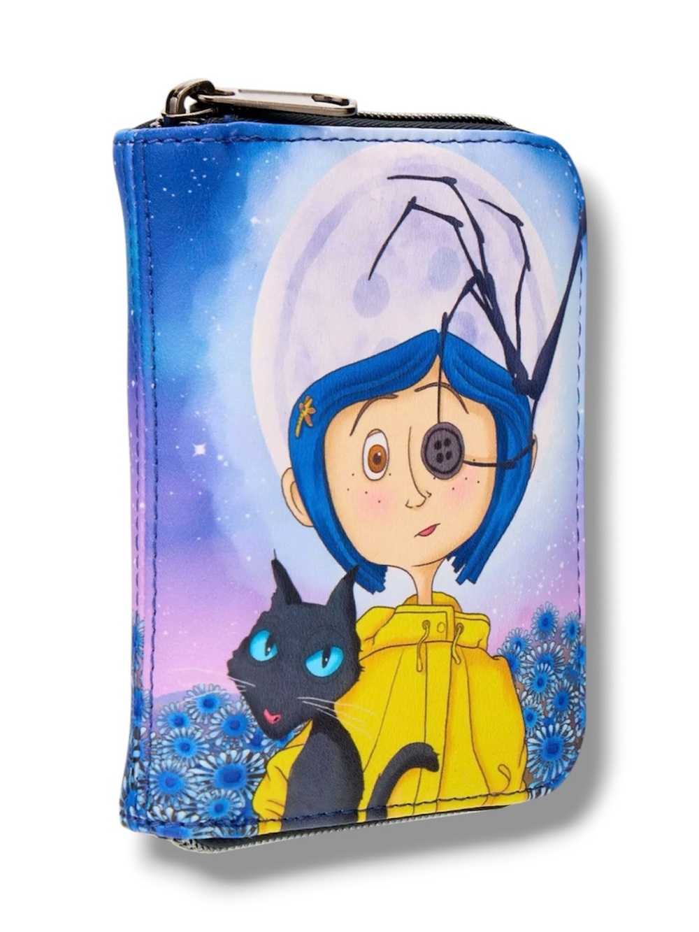 Loungefly Coraline Button Eye Flower Zipper Wallet - NWT - Picture 3 of 4
